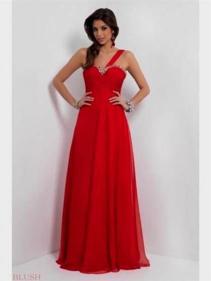 red flowy prom dresses 2018/2019