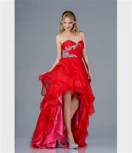 red high low prom dresses 2018/2019