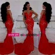 red lace prom dresses 2018/2019