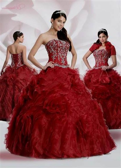 red masquerade ball gowns 2018/2019