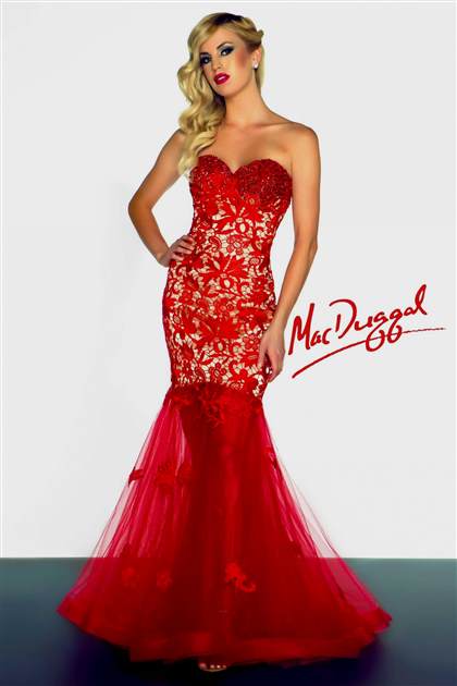 red mermaid dress 2018/2019