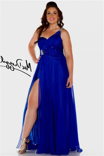 royal blue prom dresses one shoulder 2018/2019