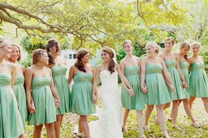 seafoam green chiffon bridesmaid dresses 2018-2019