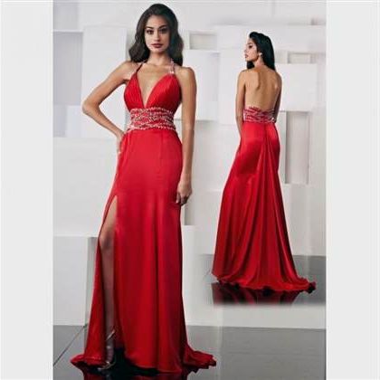 sexy red prom dresses 2018-2019