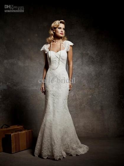 sheath lace wedding dress 2018-2019