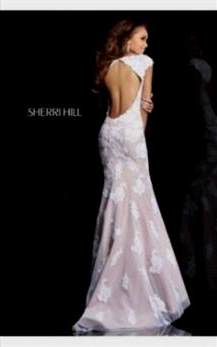 sherri hill prom dresses white long 2018-2019