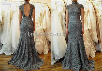 short gray lace bridesmaid dresses 2018/2019