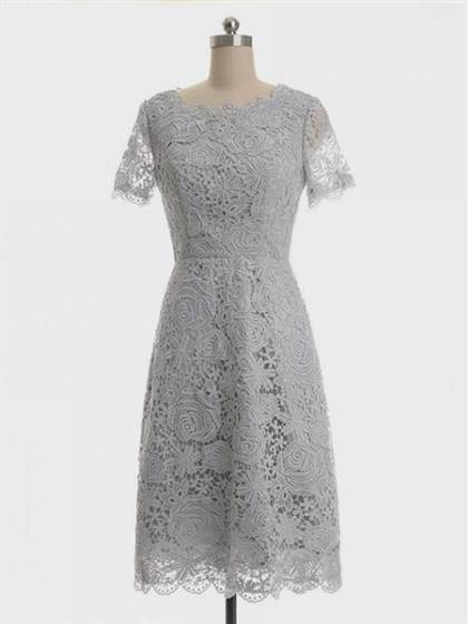 short gray lace bridesmaid dresses 2018/2019