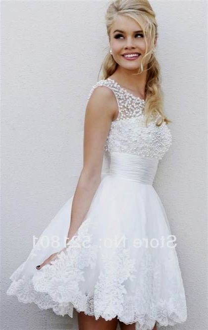 short lace country wedding dress 2018/2019