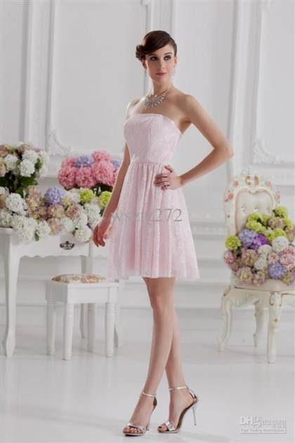 short pink chiffon bridesmaid dress 2018/2019