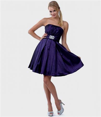 short purple prom dresses 2018-2019