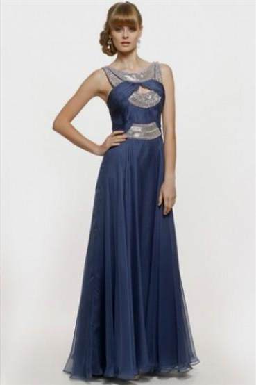 silver and blue bridesmaid dresses 2018-2019