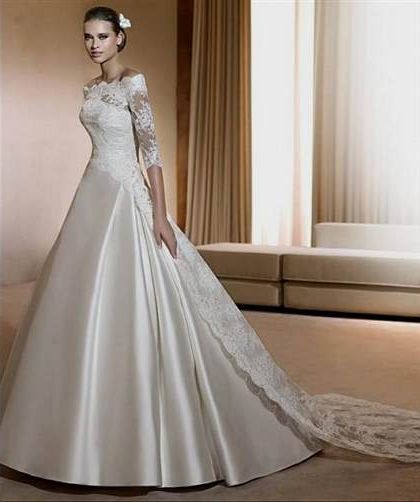 simple wedding dresses with lace 2018/2019