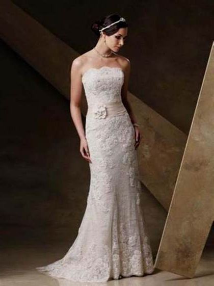 simple wedding dresses with lace 2018/2019
