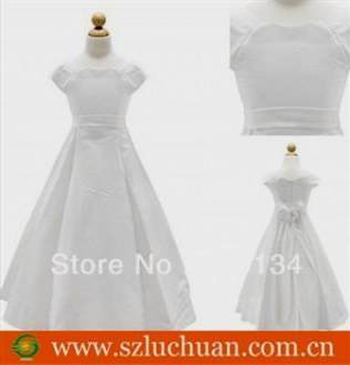 simple white dress for girls 2018-2019