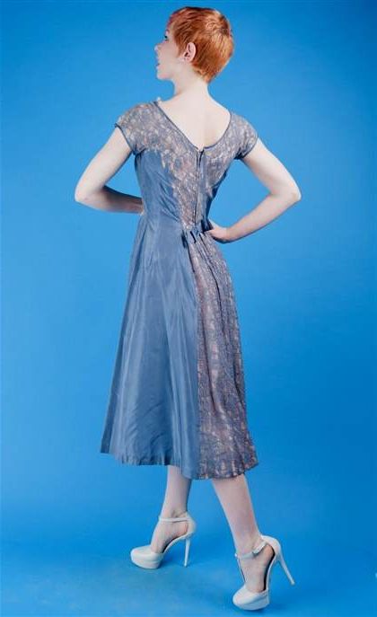 slate blue lace dress 2018/2019