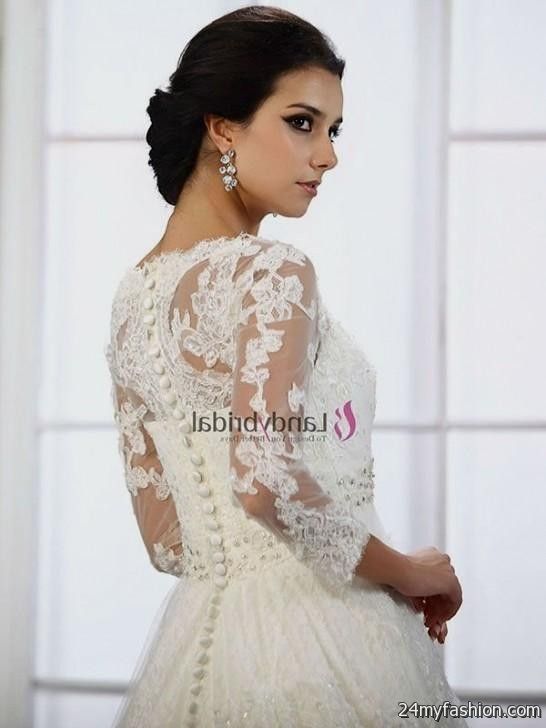 spanish lace wedding dress 2018-2019