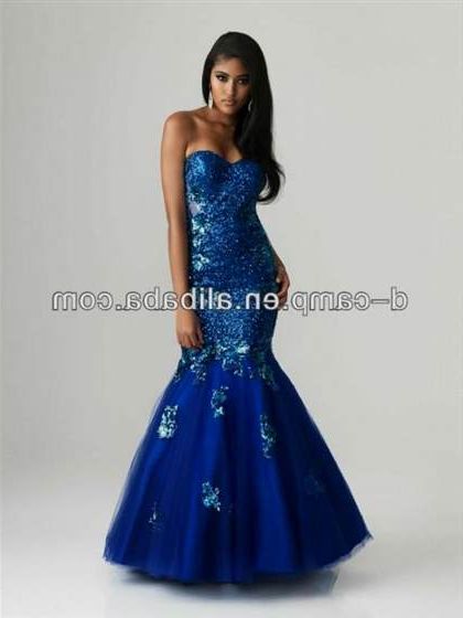 sparkly royal blue prom dresses 2018/2019