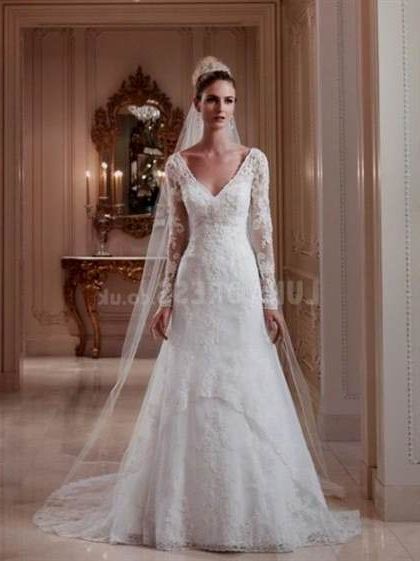 sparkly wedding dresses with sleeves 2018/2019