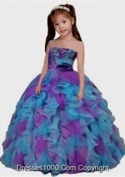 strapless dresses for little girls 2018/2019