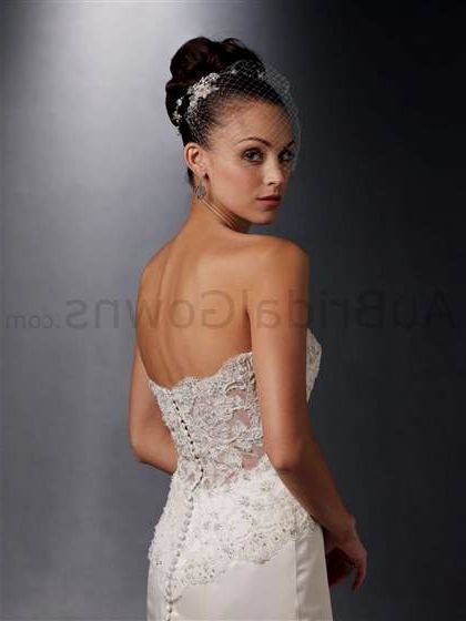 strapless mermaid lace wedding dresses 2018-2019