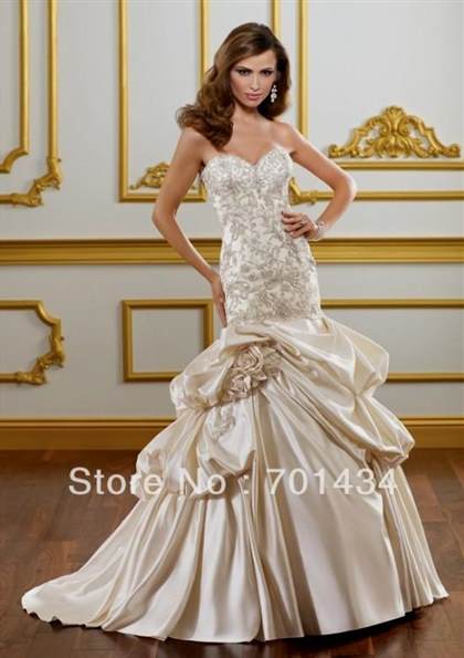 strapless mermaid wedding dresses with bling 2018/2019