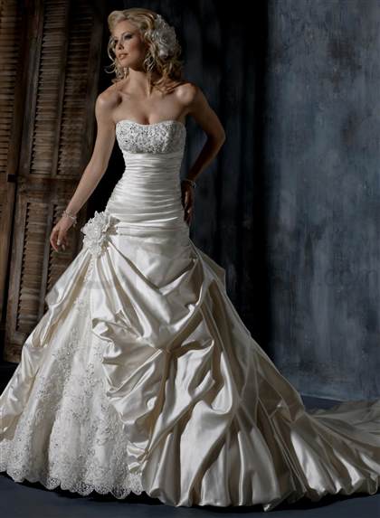 strapless wedding dresses ball gown with diamonds 2018/2019