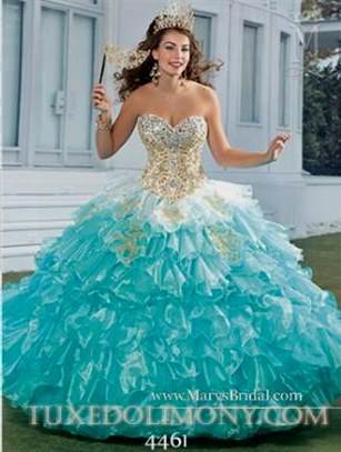 sweet 16 dresses white and turquoise 2018/2019