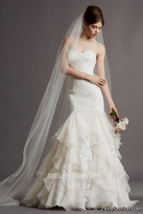 sweetheart lace mermaid wedding dress 2018-2019