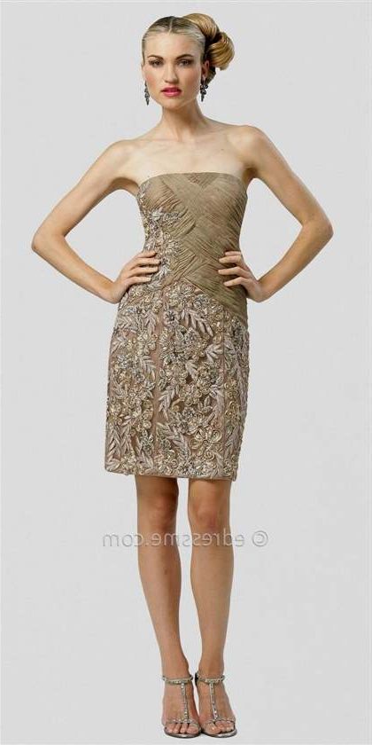 taupe cocktail dress 2018-2019