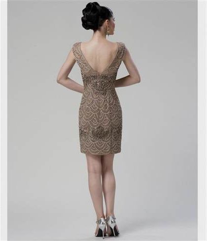 taupe cocktail dress 2018-2019