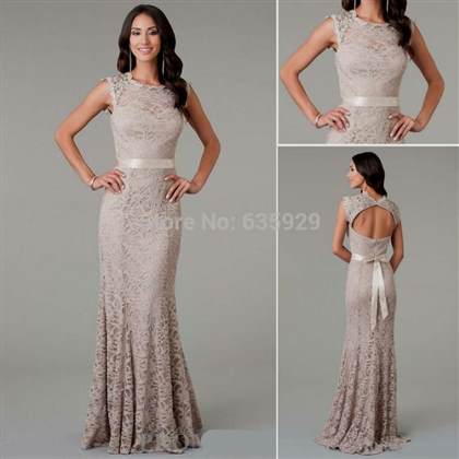 taupe lace bridesmaid dresses 2018-2019