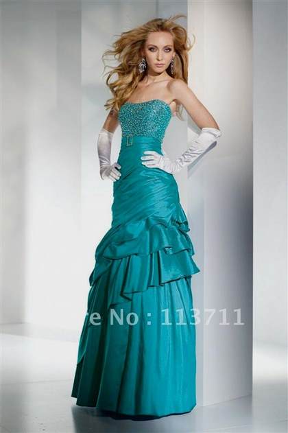 teal and gold prom dress 2018/2019