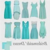 tiffany blue one shoulder bridesmaid dresses 2018/2019