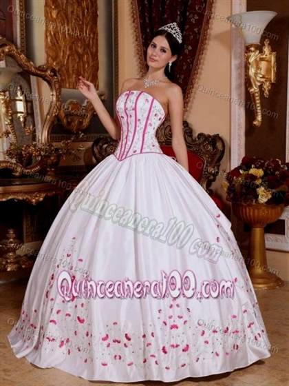 traditional white mexican quinceanera dresses 2018/2019
