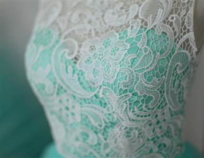 turquoise lace prom dress 2018/2019