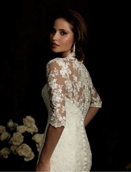 vintage lace wedding gown 2018/2019
