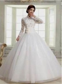 vintage wedding dresses with sleeves 2018-2019