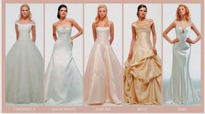 wedding dress princess disney 2018/2019