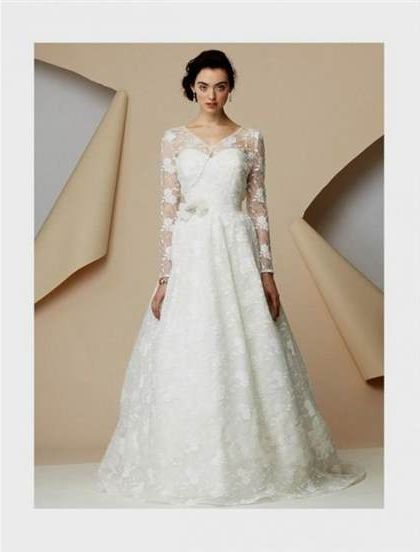 wedding dresses with lace sleeves 2018/2019