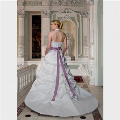 white and light purple wedding dress 2018/2019