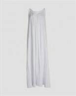 white cotton maxi dress 2018-2019