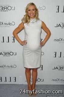 white fitted maternity dress 2018-2019