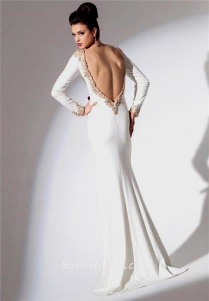 white fitted prom dresses 2018/2019