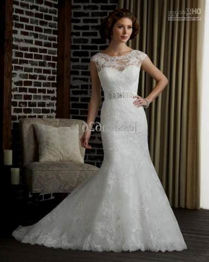 white lace wedding dress 2018/2019