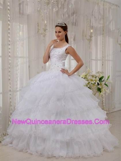 white quinceanera dresses with blue diamonds 2018-2019