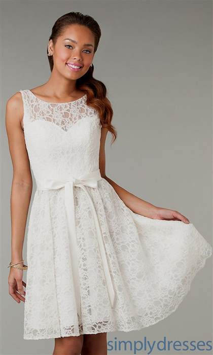 white short lace dress flowy 2018/2019
