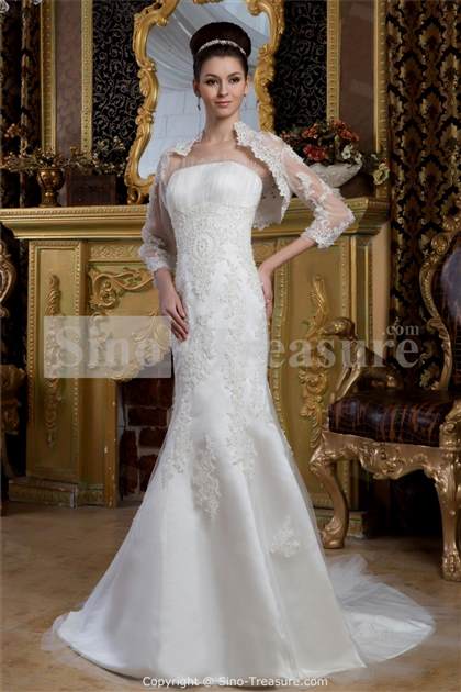 white strapless mermaid wedding dress 2018/2019