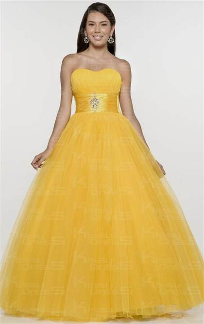 yellow prom dress 2018-2019