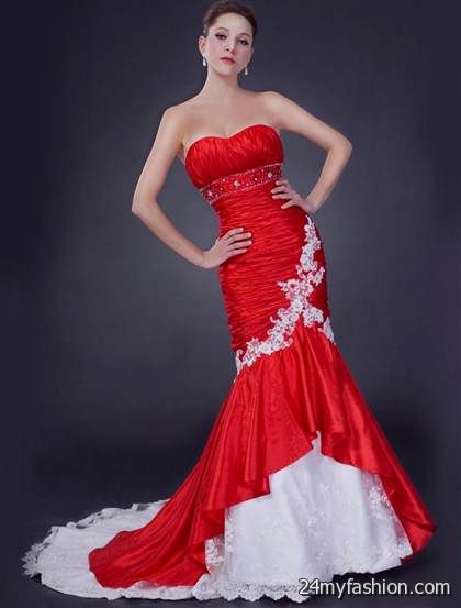 beautiful red wedding dresses review